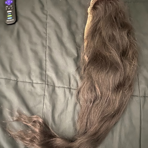 Long dark brown/black hair